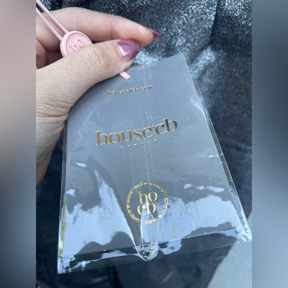 House of CB JAS SILVER KICK FLARE TROUSERS New with Tags! - Picture 6 of 7